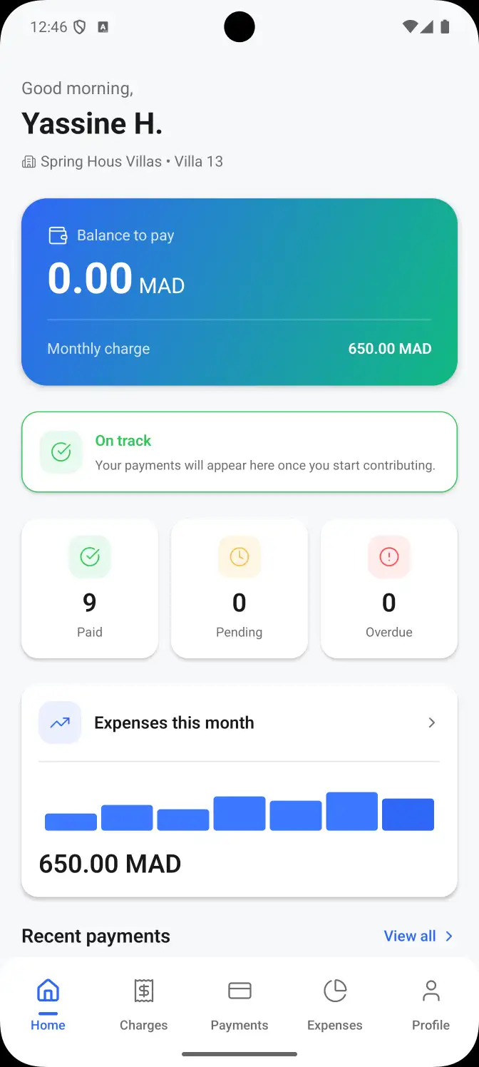 Kassaba resident app